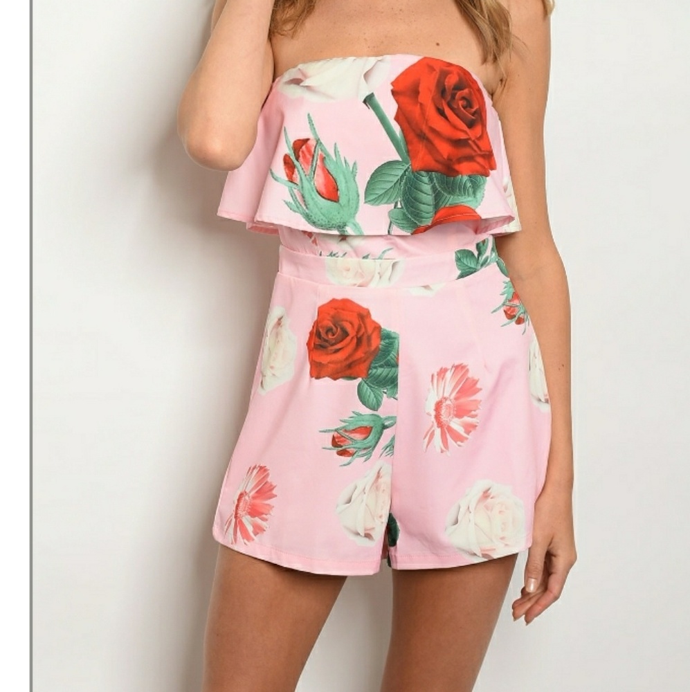 Off shoulder romper